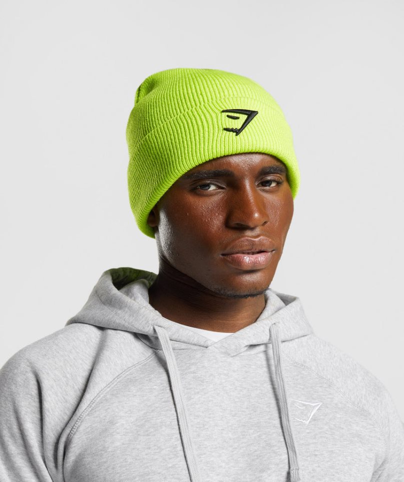 Gymshark Sharkhead Beanie Green | CA 817D5A